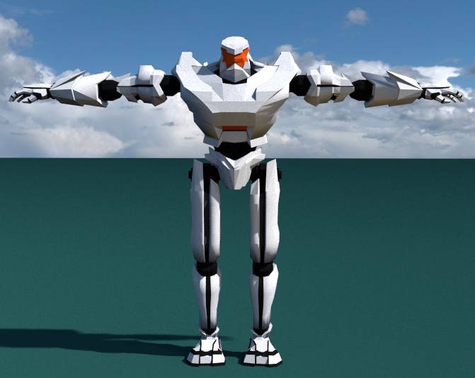 low poly robot preview image 1
